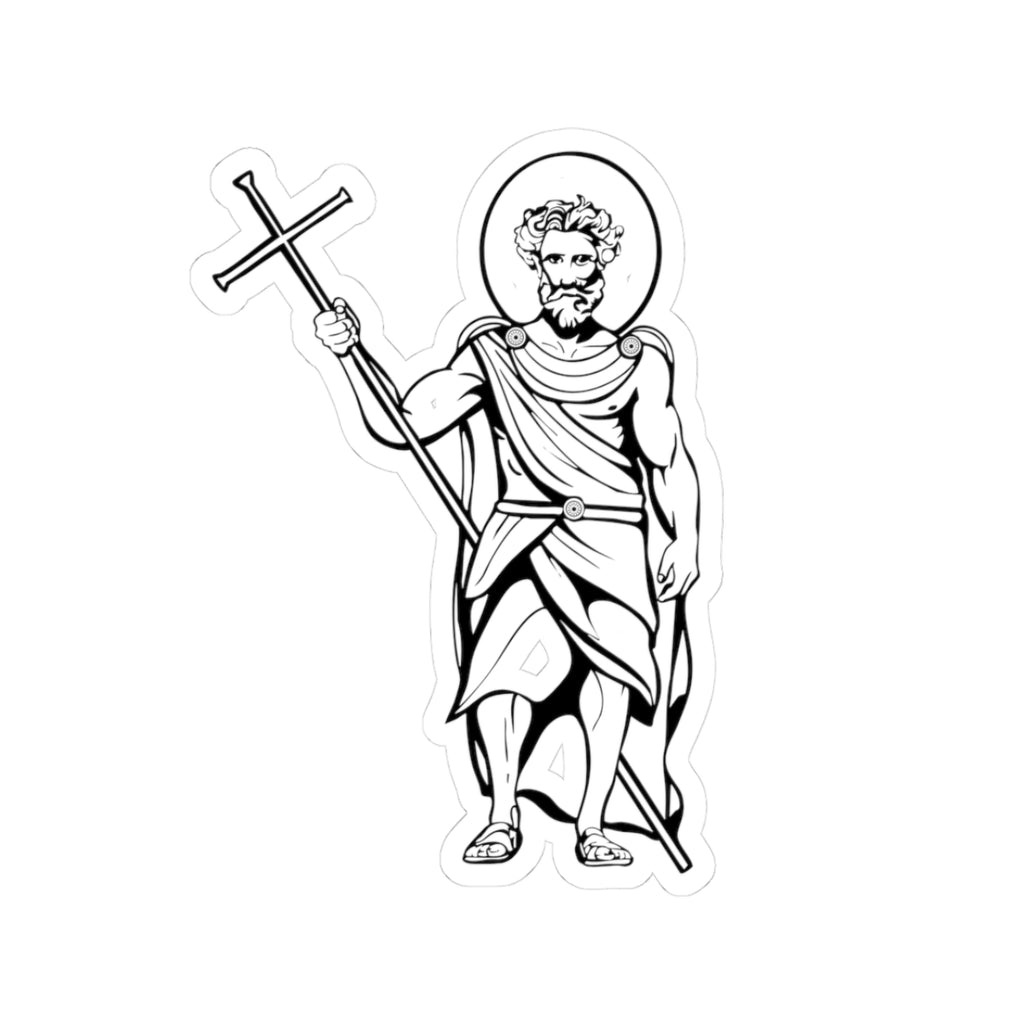 Religious Kiss-Cut Stickers for Faithful Decor, Holy Inspirations, Laptop Stickers, Christian Gifts, Saint Artwork