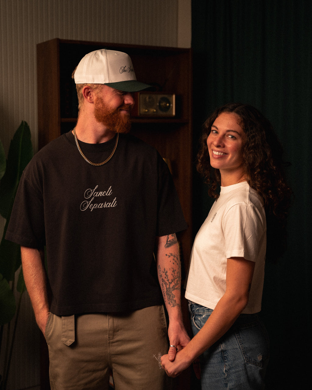 Black Sancti Seperati Boxy Tee