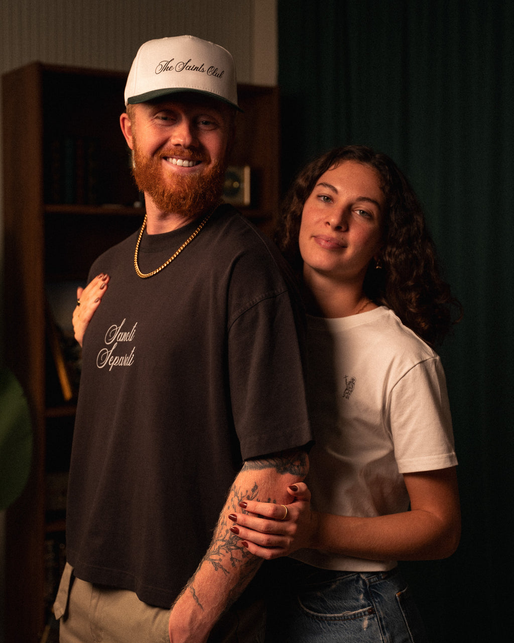 Black Sancti Seperati Boxy Tee