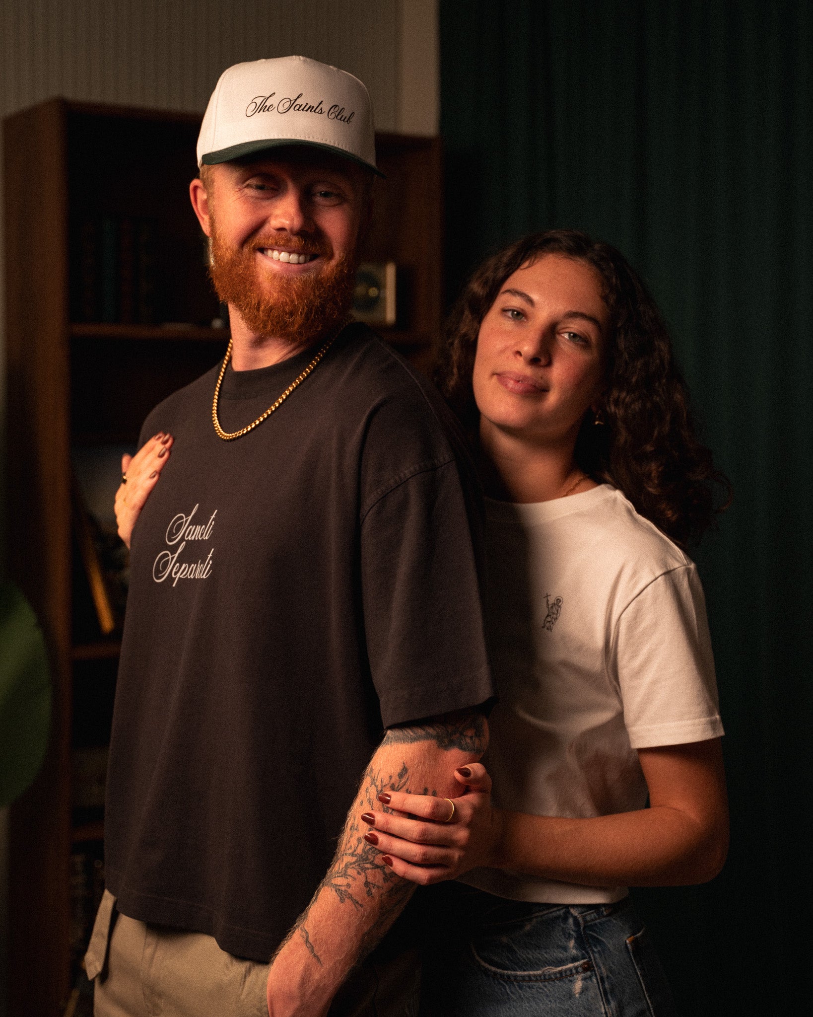 Black Sancti Seperati Boxy Tee