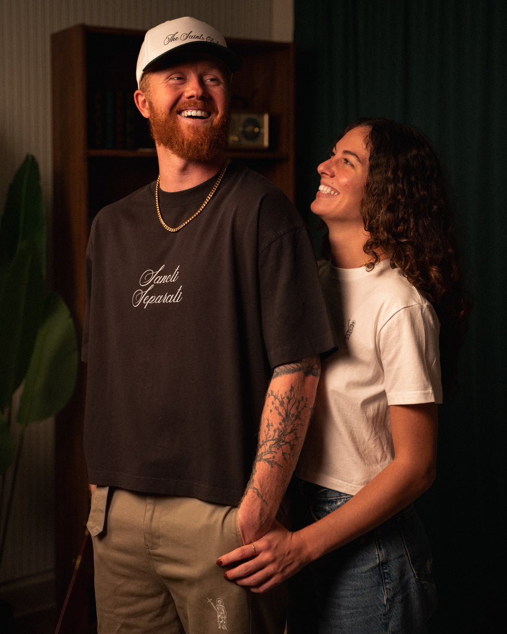 Black Sancti Seperati Boxy Tee